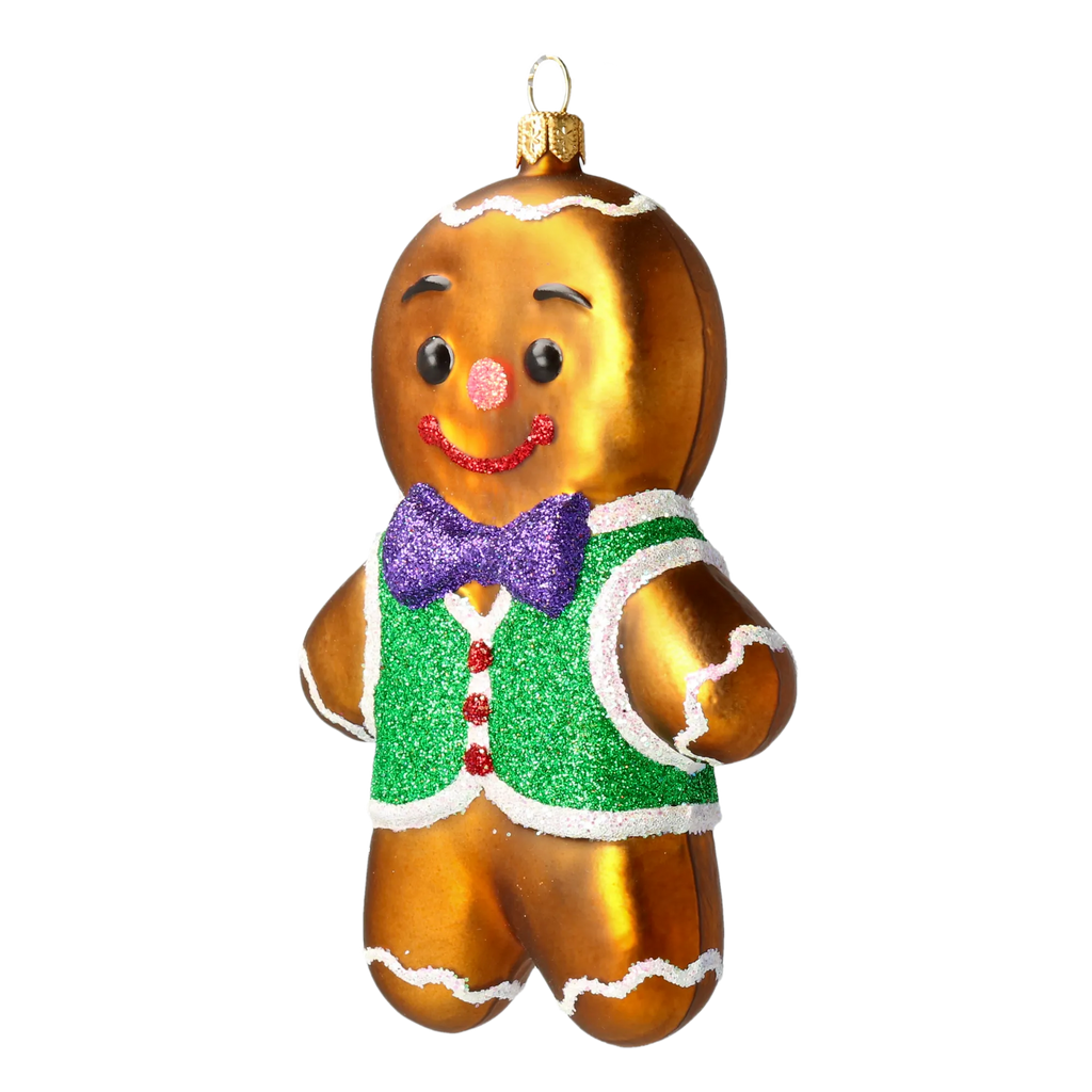 Genteel Spice | Hand-Painted Glass Ornament | Blubom 2021-073