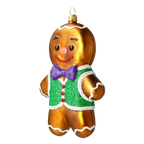 Genteel Spice | Hand-Painted Glass Ornament | Blubom 2021-073