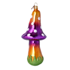 Twilight Dotted Sentry | Hand-Painted Glass Ornament | Blubom 2021-080