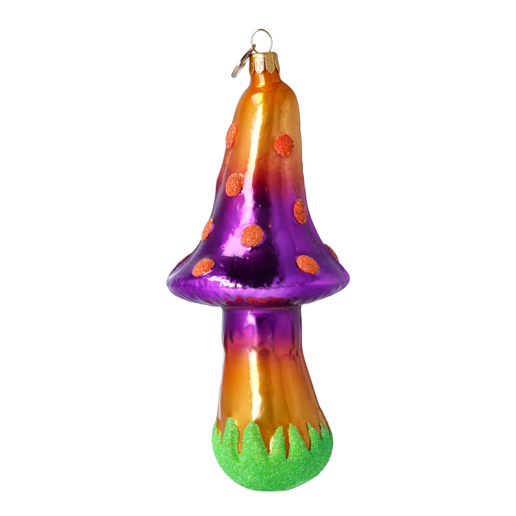 Nocturnal Spore | Hand-Painted Glass Ornament | Blubom 2021-081