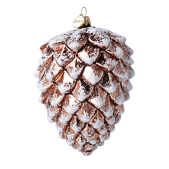Grand Pinecone in Winter Copper