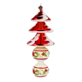 Ruby Frost Silence | Hand-Painted Glass Ornament | Blubom 2021-130