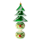 Emerald Forest Hymn | Hand-Painted Glass Ornament | Blubom 2021-131