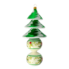Emerald Forest Hymn | Hand-Painted Glass Ornament | Blubom 2021-131