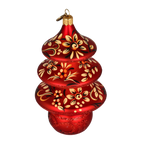 Cinnabar Folklore | Hand-Painted Glass Ornament | Blubom 2021-133