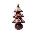 Load image into Gallery viewer, Midnight Bloom Tree Handmade Glass Christmas ornament
