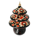 Obsidian Heritage Echo | Hand-Painted Glass Ornament | Blubom 2021-134