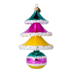 Vivid Zenith Pulse | Hand-Painted Glass Ornament | Blubom 2021-137