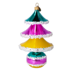 Vivid Zenith Pulse | Hand-Painted Glass Ornament | Blubom 2021-137