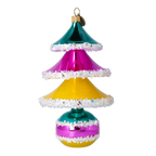 Vivid Zenith Pulse | Hand-Painted Glass Ornament | Blubom 2021-137