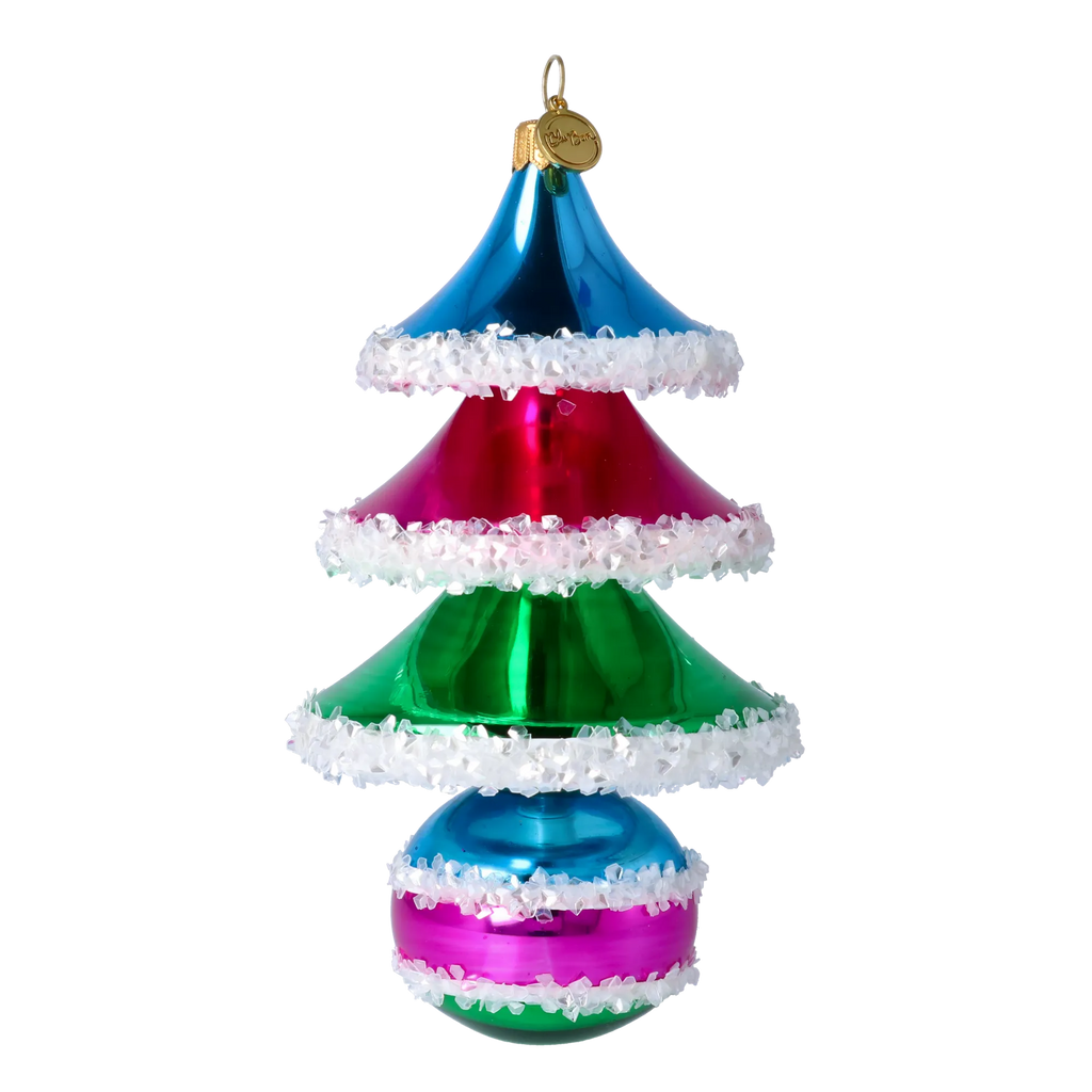 Arctic Jewel Cadence | Hand-Painted Glass Ornament | Blubom 2021-138
