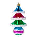 Arctic Jewel Cadence | Hand-Painted Glass Ornament | Blubom 2021-138