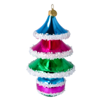 Arctic Jewel Cadence | Hand-Painted Glass Ornament | Blubom 2021-138