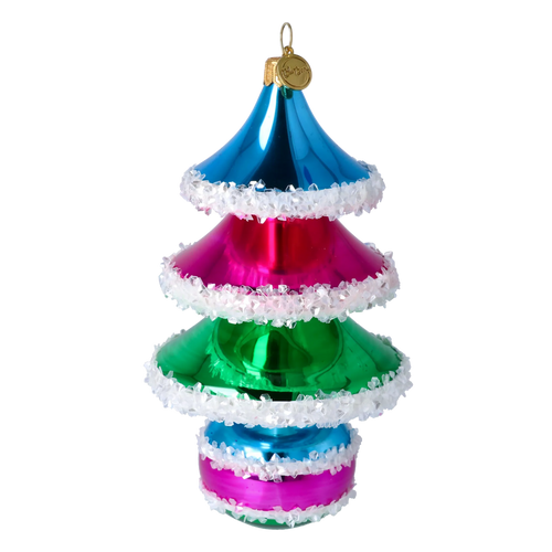Arctic Jewel Cadence | Hand-Painted Glass Ornament | Blubom 2021-138