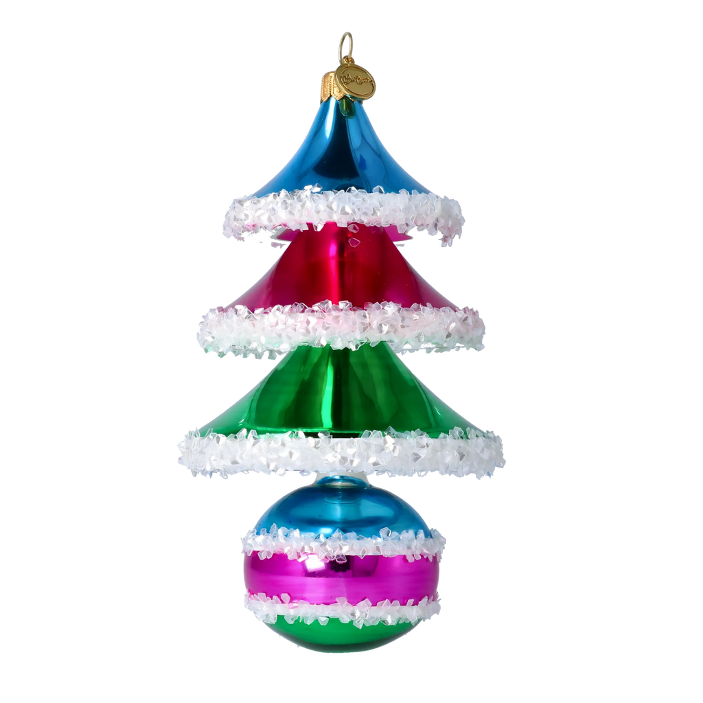 Arctic Jewel Cadence | Hand-Painted Glass Ornament | Blubom 2021-138