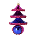 Velvet Horizon | Hand-Painted Glass Ornament | Blubom 2021-139