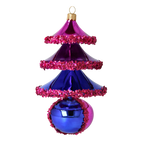 Velvet Horizon | Hand-Painted Glass Ornament | Blubom 2021-139