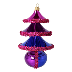 Velvet Horizon | Hand-Painted Glass Ornament | Blubom 2021-139