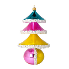 Electric Zenith | Hand-Painted Glass Ornament | Blubom 2021-140