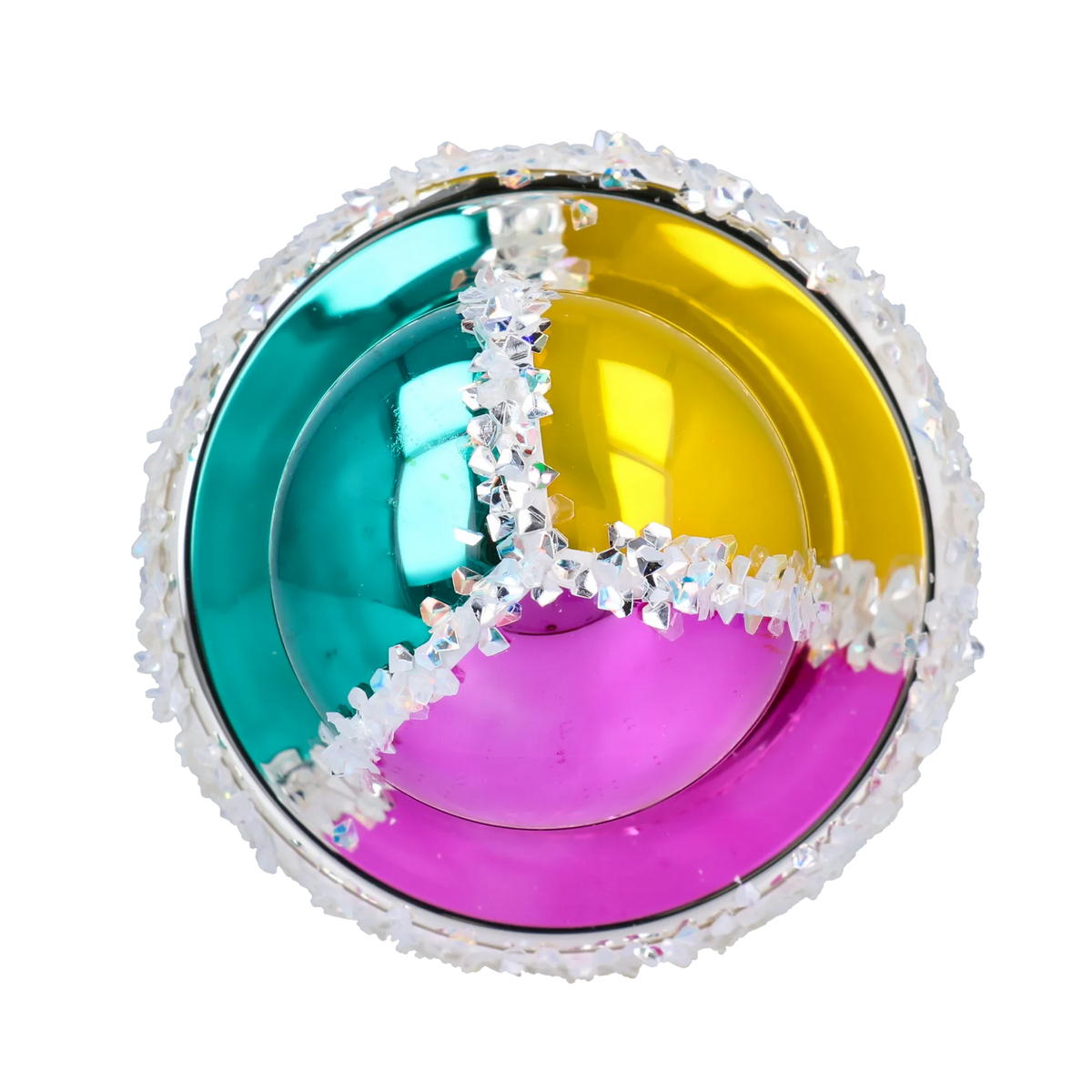 Electric Zenith | Hand-Painted Glass Ornament | Blubom 2021-140