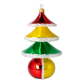 Vivid Alpine Ascent | Hand-Painted Glass Ornament | Blubom 2021-141