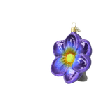 Indigo Dusk Blossom | Hand-Painted Glass Ornament | Blubom 2021-152