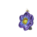 Indigo Dusk Blossom | Hand-Painted Glass Ornament | Blubom 2021-152