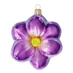 Amethyst Morning Stillness | Hand-Painted Glass Ornament | Blubom 2021-153