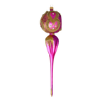 Orchid Midnight Pulse | Hand-Painted Glass Ornament | Blubom 2021-164
