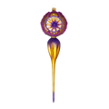Amethyst Solstice | Hand-Painted Glass Ornament | Blubom 2021-174