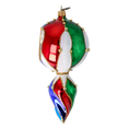 Load image into Gallery viewer, Aurora Crown Jewel Handmade Glass Christmas ornament free blowing
