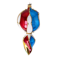 Load image into Gallery viewer, Aurora Crown Jewel Handmade Glass Christmas ornament free blowing 2021-175
