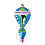 Azure Horizon Voyage | Hand-Painted Glass Ornament | Blubom 2021-177