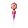 Magenta Solar Zenith | Hand-Painted Glass Ornament | Blubom 2021-185
