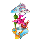 Vivid Reef Procession | Hand-Painted Glass Ornament | Blubom 2021-213