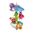 Load image into Gallery viewer, Ocean Fairytale Carousel Handmade Glass Christmas ornament 2021-213
