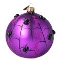 Amethyst Midnight Shadow | Hand-Painted Glass Ornament | Blubom 2021-222