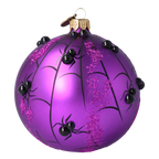 Amethyst Midnight Shadow | Hand-Painted Glass Ornament | Blubom 2021-222