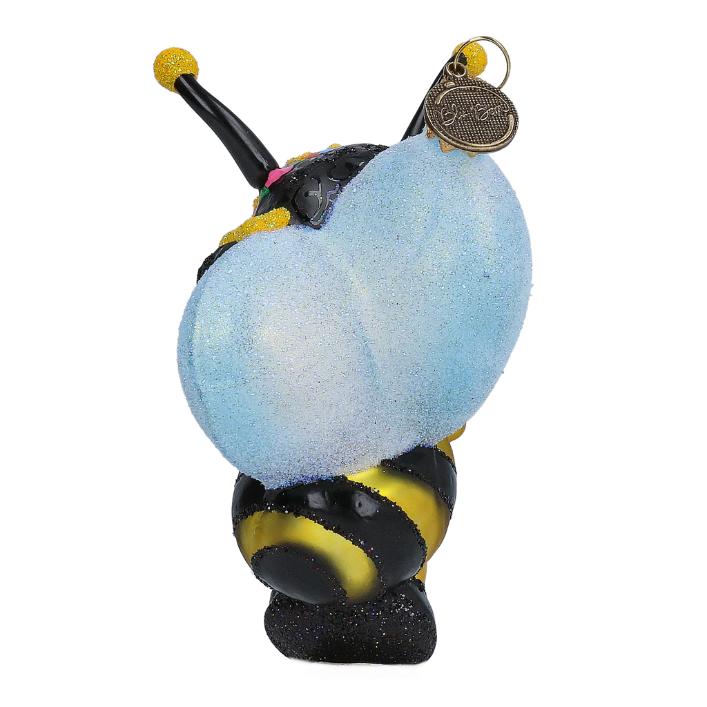 Radiant Nectar Messenger | Hand-Painted Glass Ornament | Blubom 2022-003