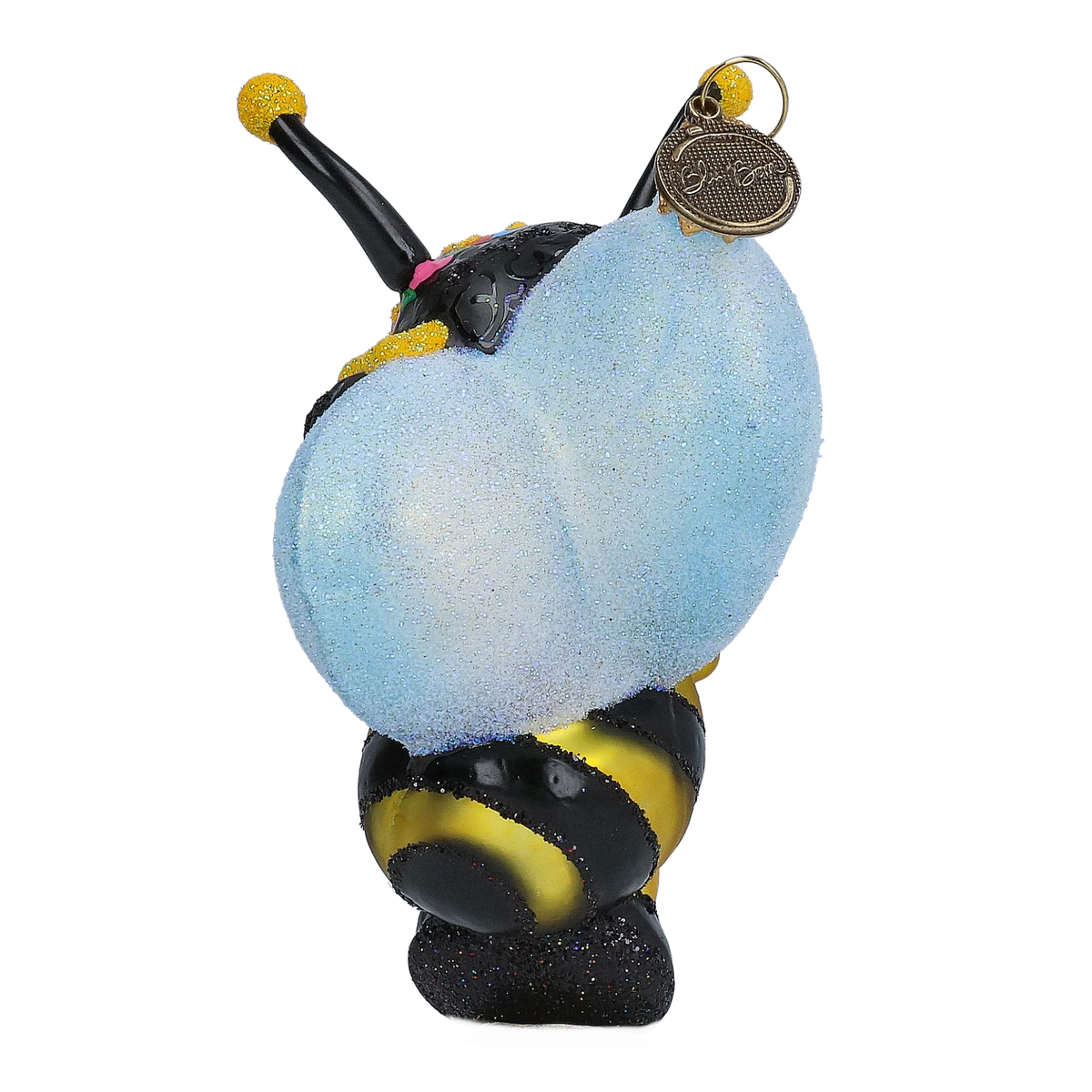 Radiant Nectar Messenger | Hand-Painted Glass Ornament | Blubom 2022-003