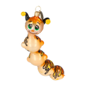 Earnest Tiger Voyager | Hand-Painted Glass Ornament | Blubom 2022-010