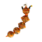 Earnest Tiger Voyager | Hand-Painted Glass Ornament | Blubom 2022-010