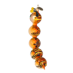 Earnest Tiger Voyager | Hand-Painted Glass Ornament | Blubom 2022-010