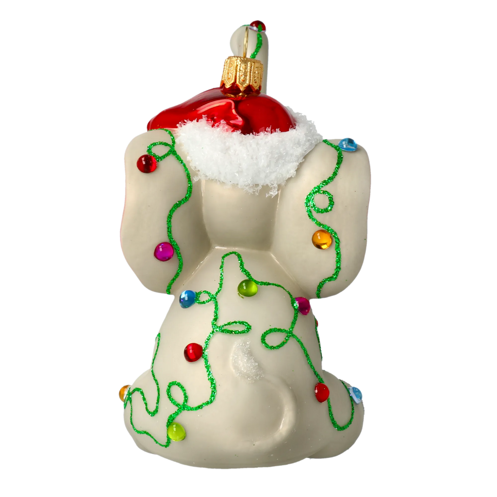 Jubilant Gentle Emissary | Hand-Painted Glass Ornament | Blubom 2022-014