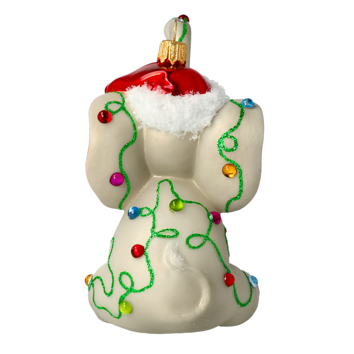 Jubilant Gentle Emissary | Hand-Painted Glass Ornament | Blubom 2022-014