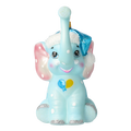Serene Azure Calf | Hand-Painted Glass Ornament | Blubom 2022-019