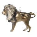 Solemn Gilded Monarch | Hand-Painted Glass Ornament | Blubom 2022-022