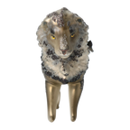 Solemn Gilded Monarch | Hand-Painted Glass Ornament | Blubom 2022-022