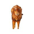 Load image into Gallery viewer, Golden Mane Lion Glass Ornament  Handmade Glass Christmas ornament.
