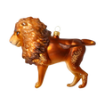 Load image into Gallery viewer, Golden Mane Lion Glass Ornament  Handmade Glass Christmas ornament.

